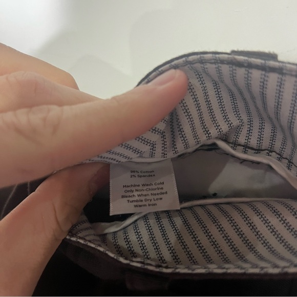 Talbots Signature Wide Leg Ankle Pants Cropped Brown Size 18 Careerwear Office - Picture 9 of 9